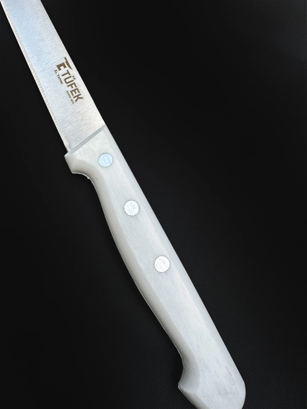 ABS Plastik Sebze Bıçağı - Beyaz