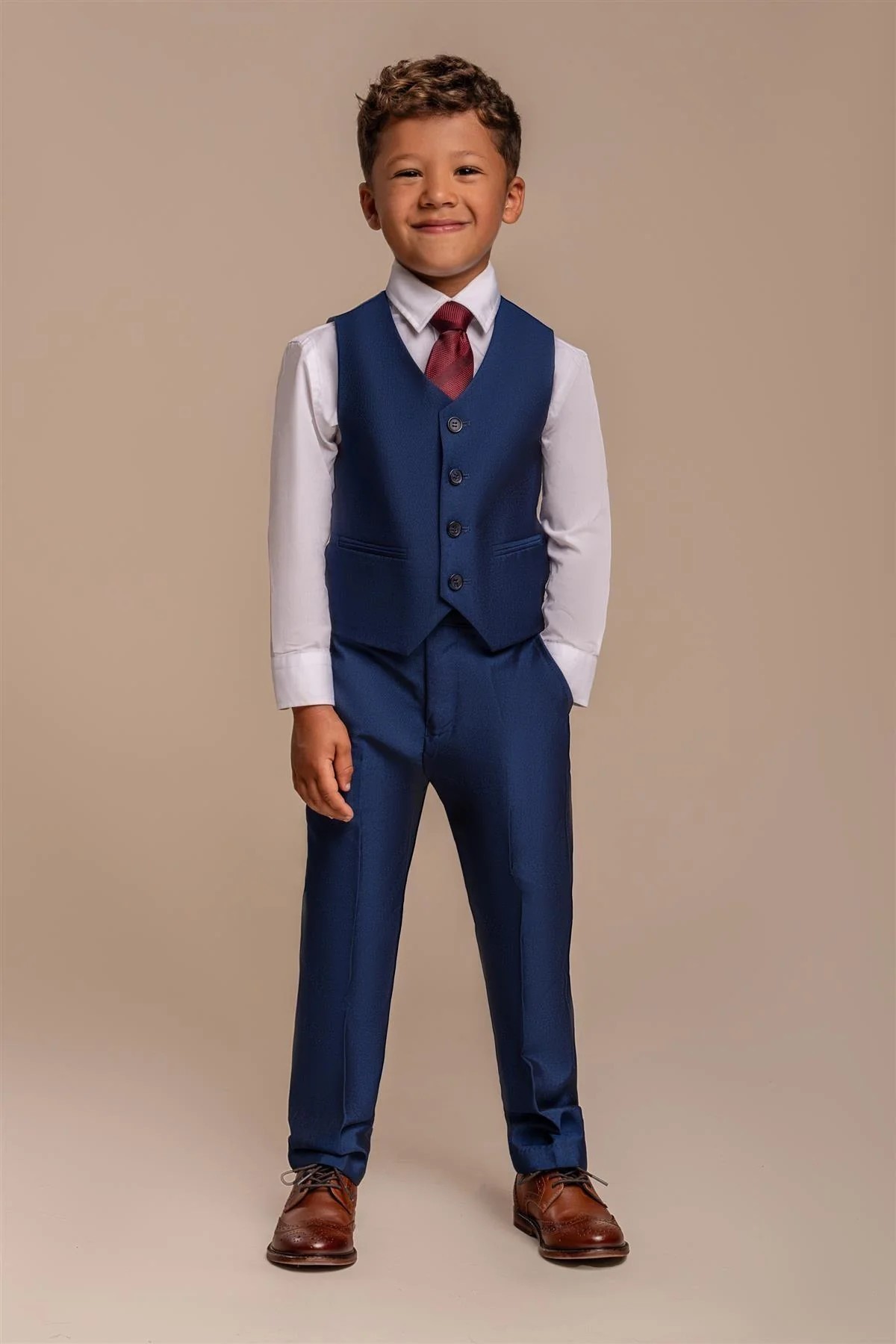 Jungen Slim-Fit Königsblauer Anzug - FORD