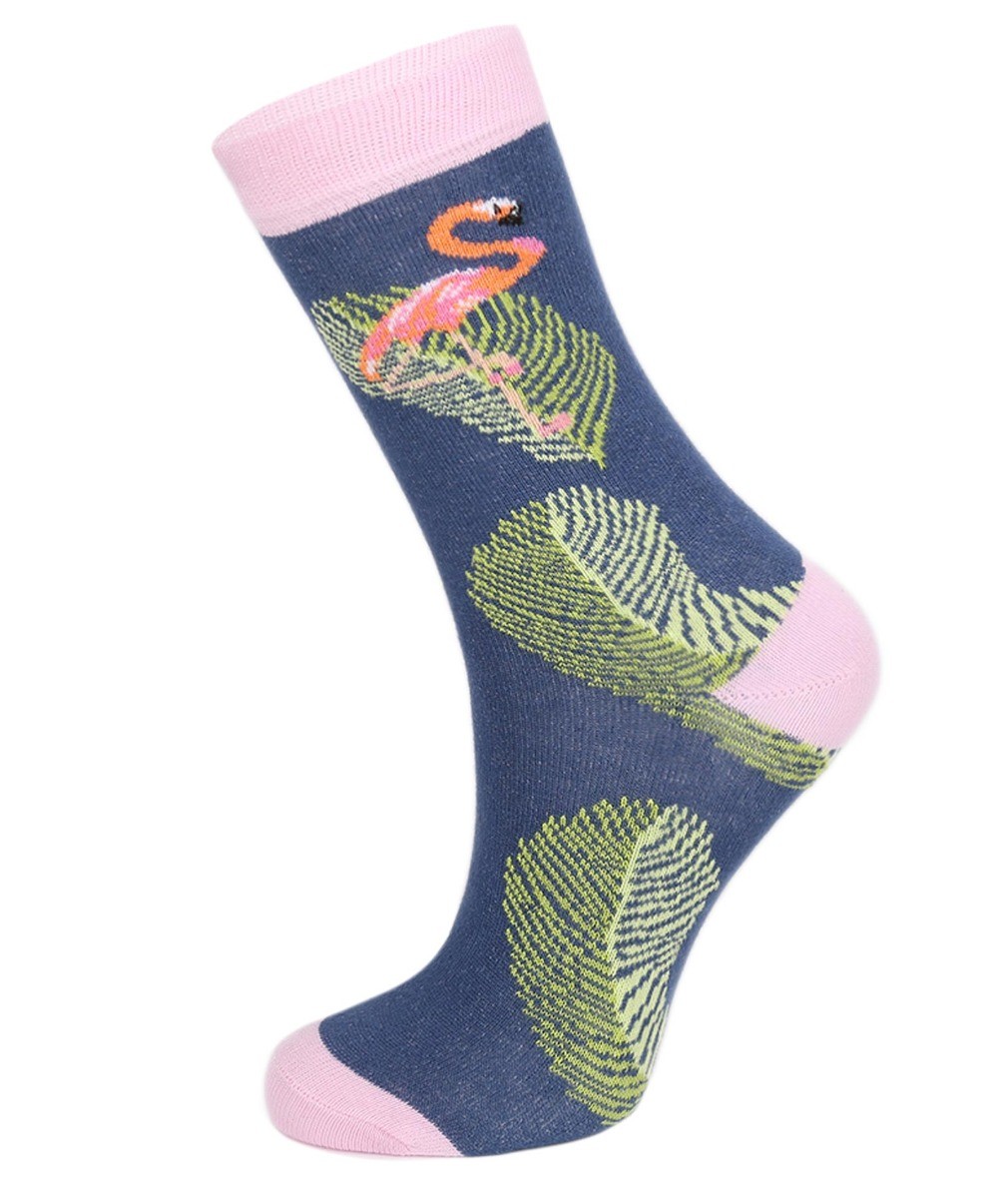 Unisex Kids Flamingo Socks- Novelty