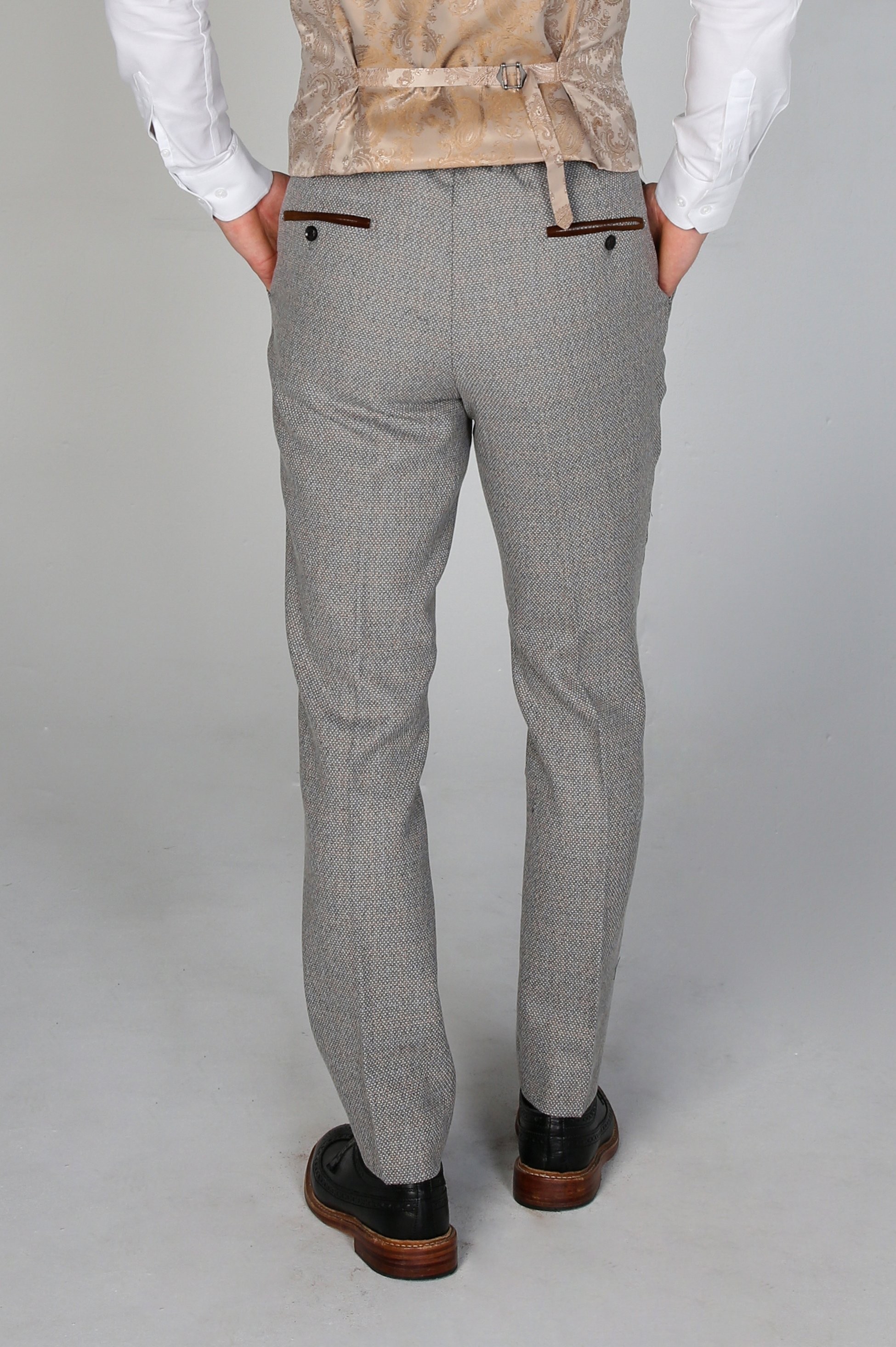 Men'S Tweed-like Formal Pants - RALPH