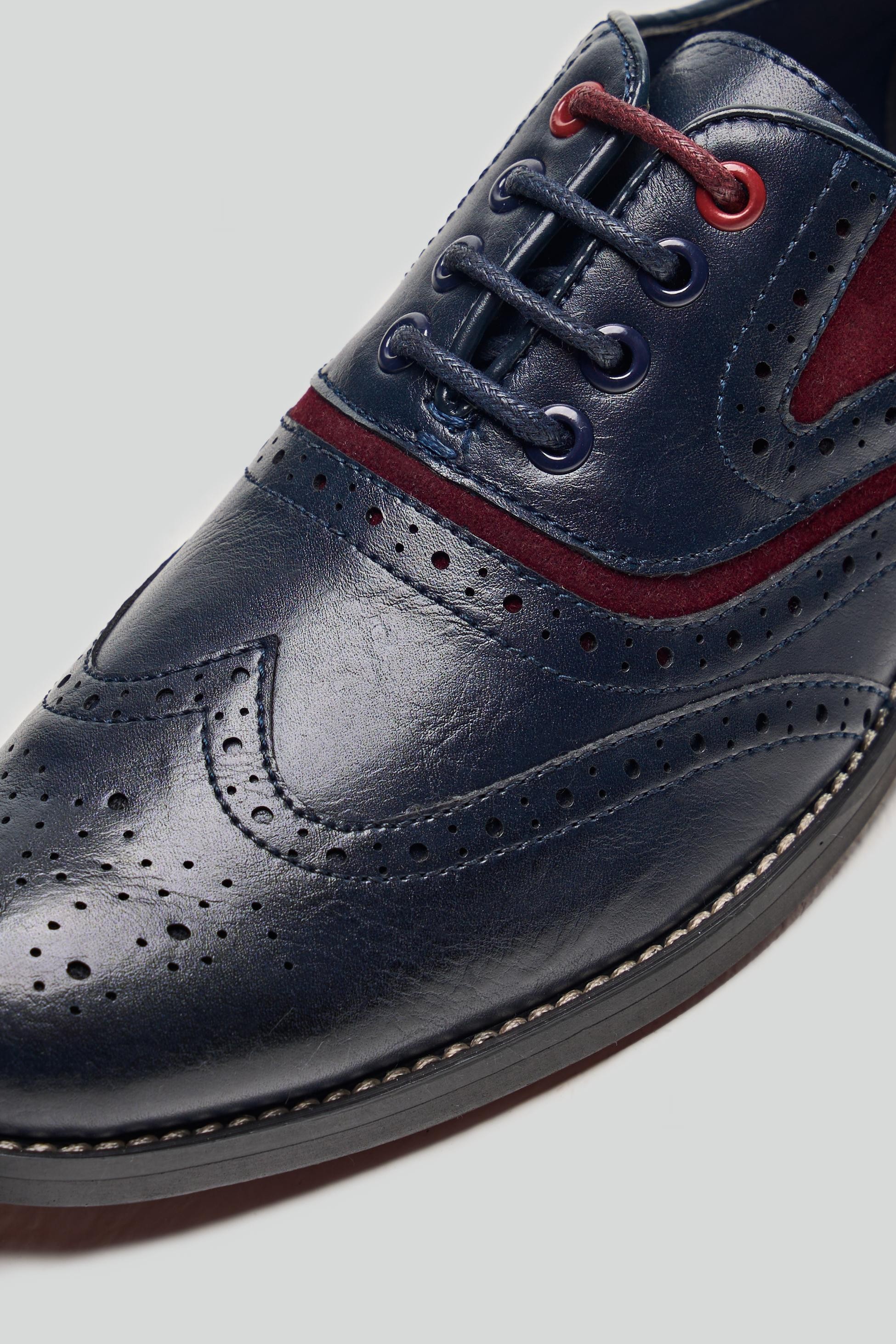 Jungen Schnür-Oxford-Brogue-Schuhe - RUSSEL