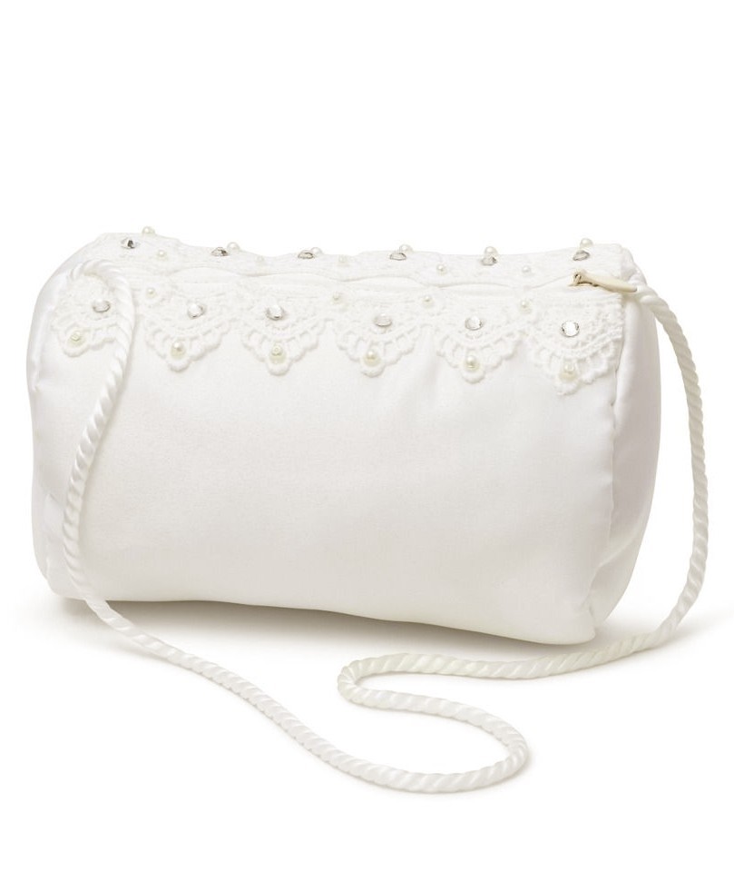 Pochette pour Filles avec Détails en Dentelle – MB7704 - Ivoire