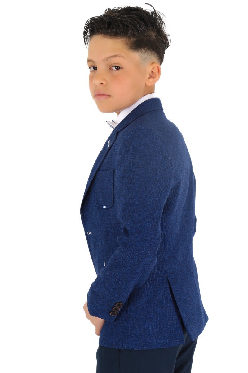 Jungen Slim-Fit Twill Formelles Sakko - TERRY