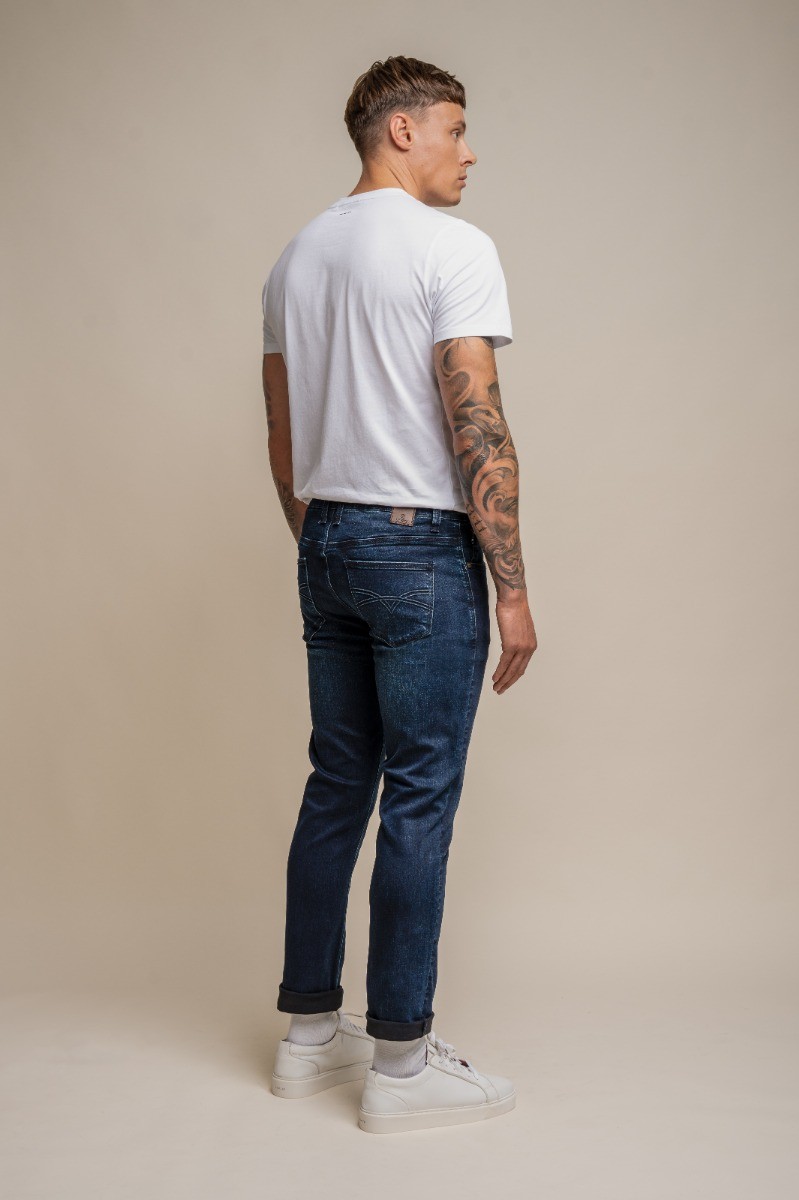 Herren Slim Fit Denim Stretch Jeans - ELLIOT
