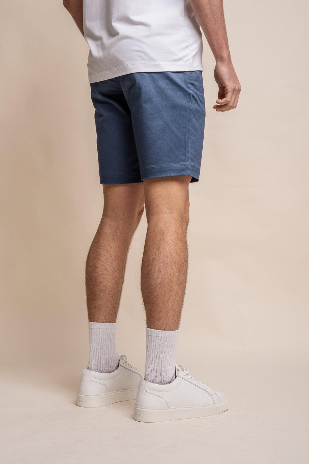 Herren Casual Slim Fit Chino Shorts aus Baumwolle - DAKOTA - Blau