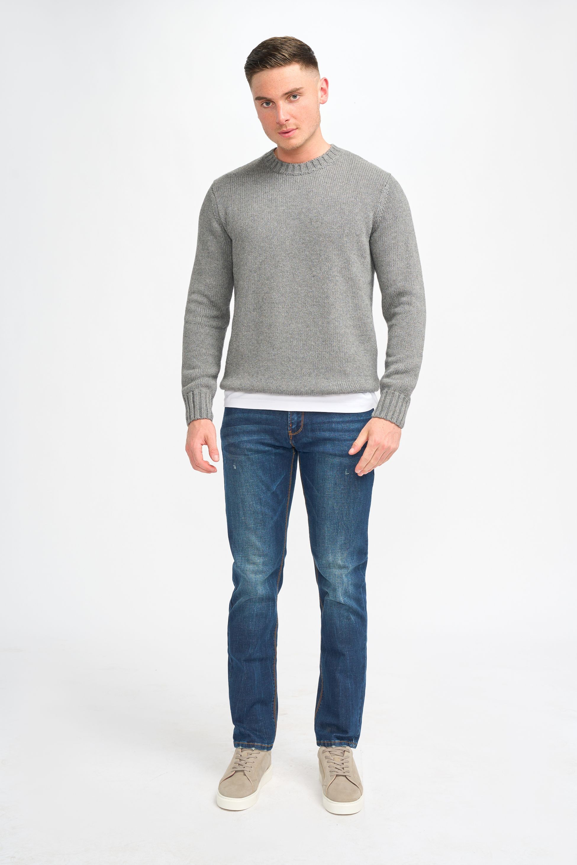 Men’s Classic Knit Pullover Jumper - FARREL