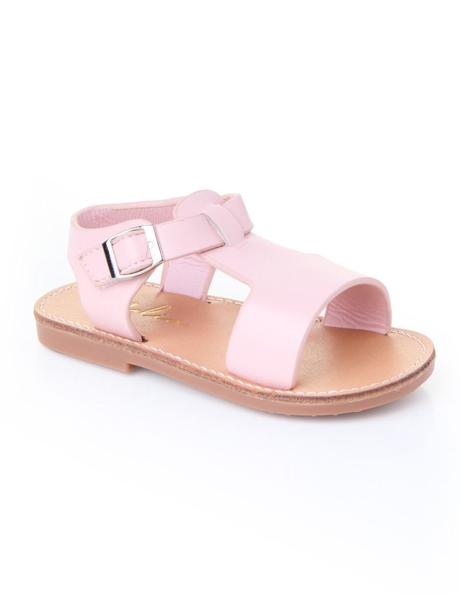 Girls’ T-Bar Sandal Shoes with Buckle Closure - WYATT - Pink