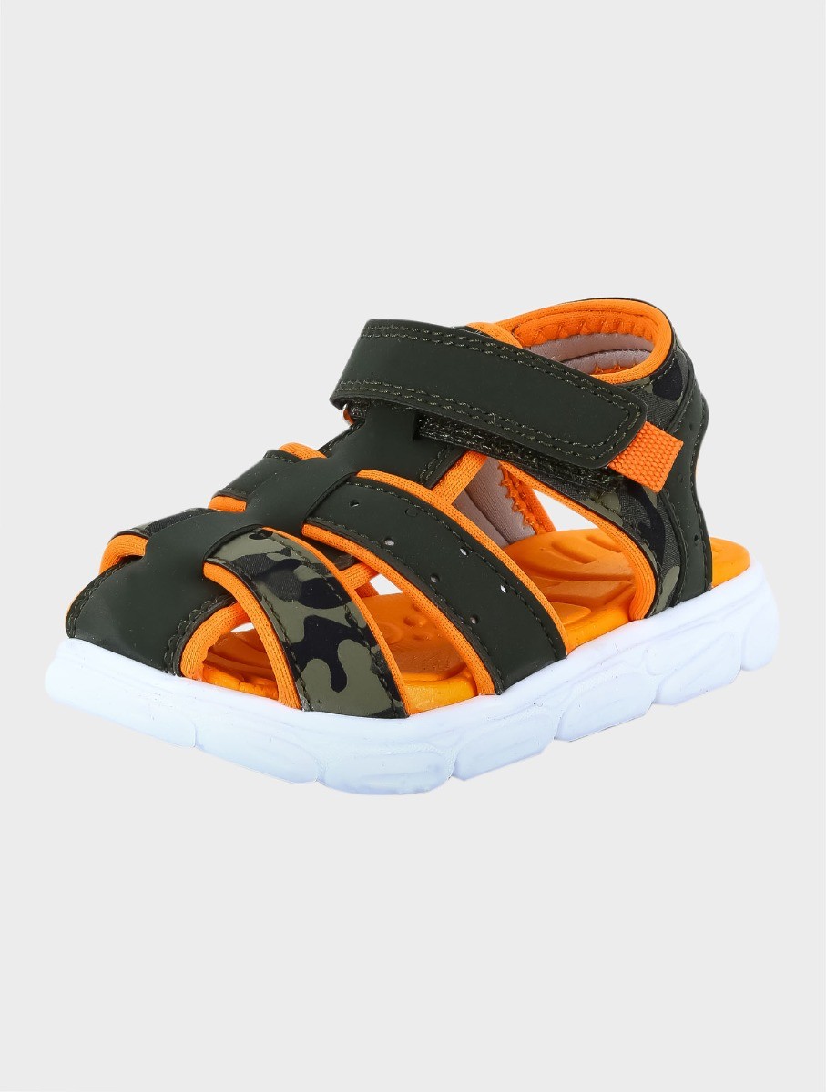 Baby Jungen Sandalen mit Klettverschluss - Grün