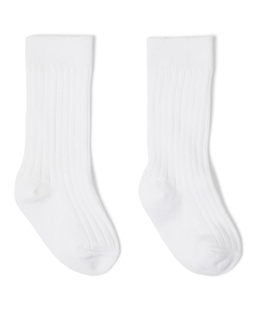 Jungen Alltags-Rippsocken - ETHAN - Weiß