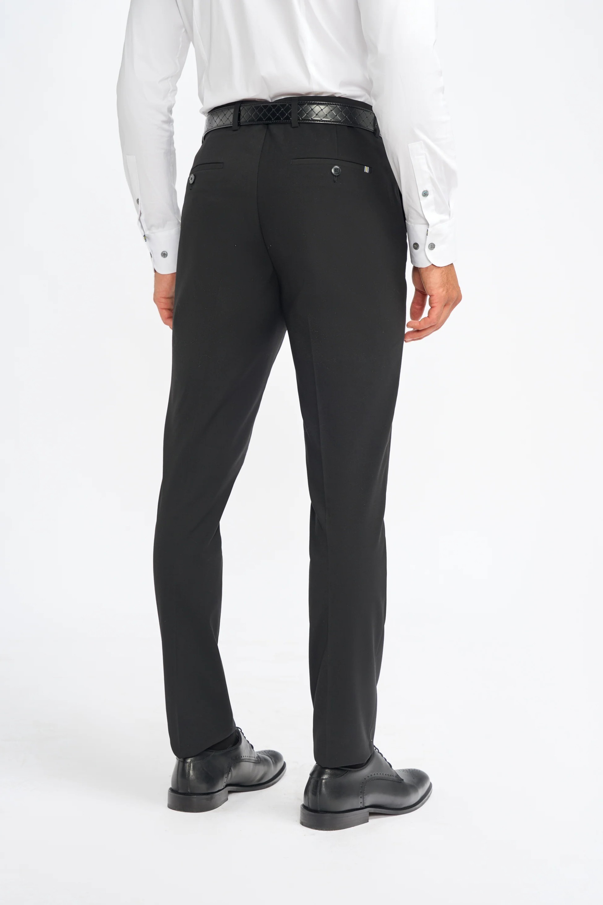 Premium Slim Fit Herren Anzughose – MALIBU