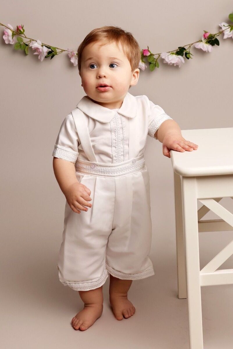 Baby Boys Christening Outfit Set - KEVIN - Ivory