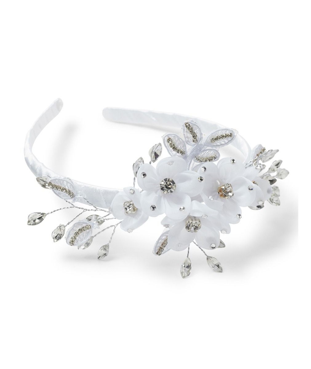 Elegant Girls Floral Crystal Headband - CHB002