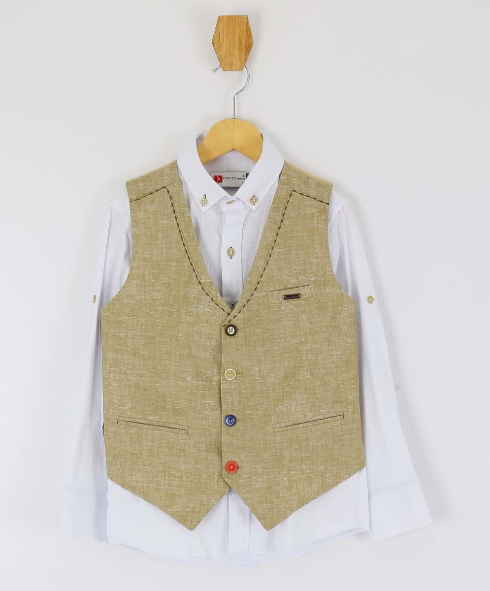 Boys clearance casual waistcoat