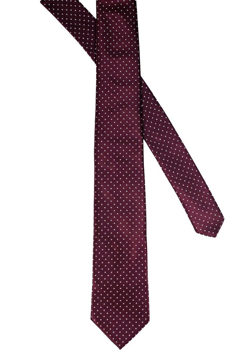 Men's Tie, Hanky & Cufflinks Polka Dot Set - Wein