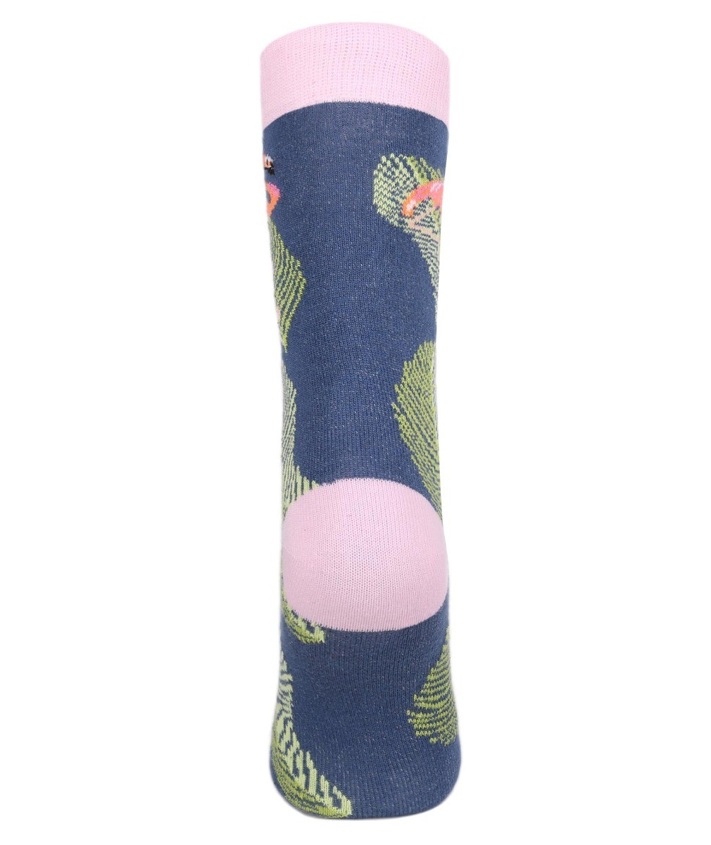 Unisex Kinder Flamingo Socken - Neuheit - Blau - grün - rosa