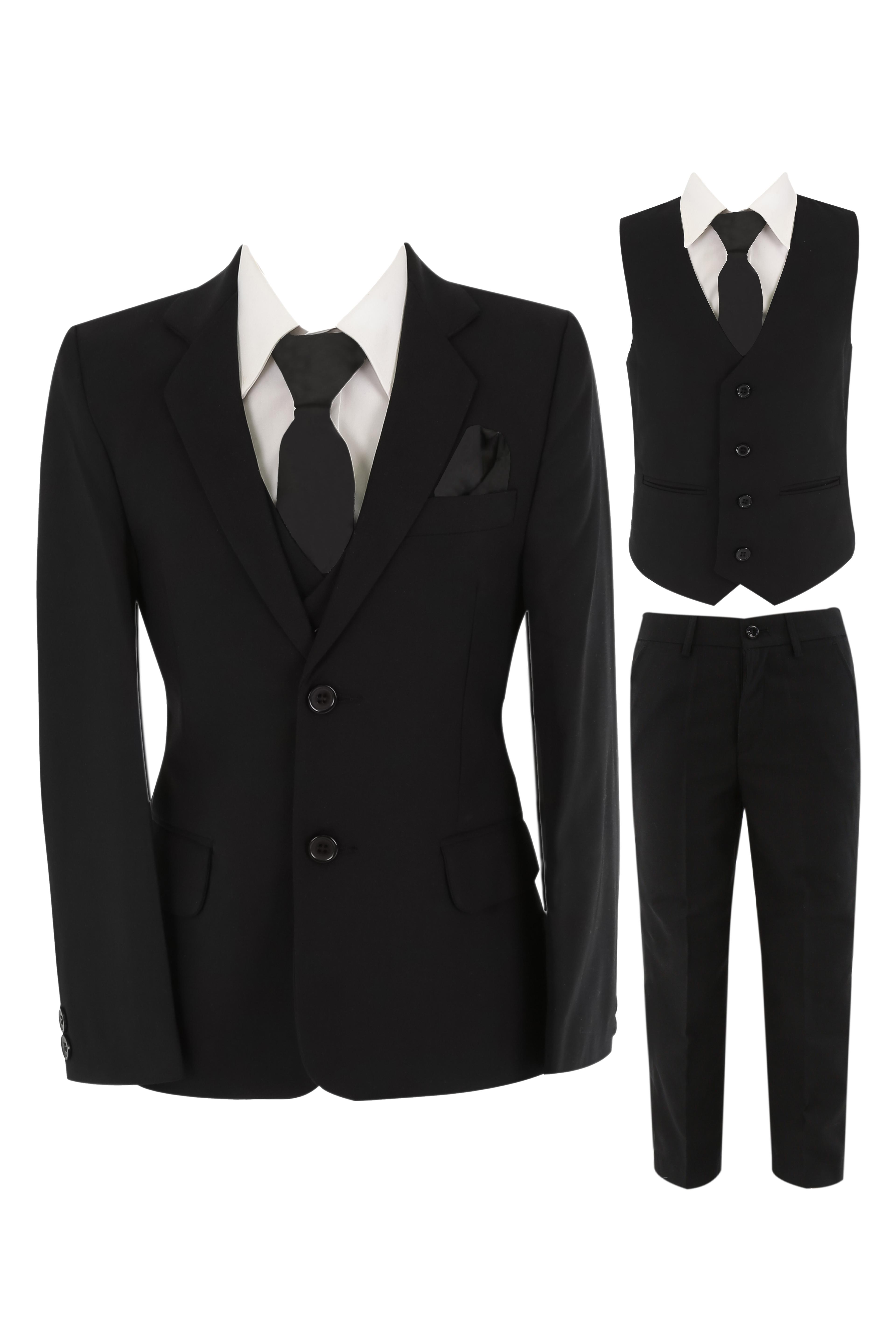 Boys 6 Piece All In One Formal Suit Set - RUN