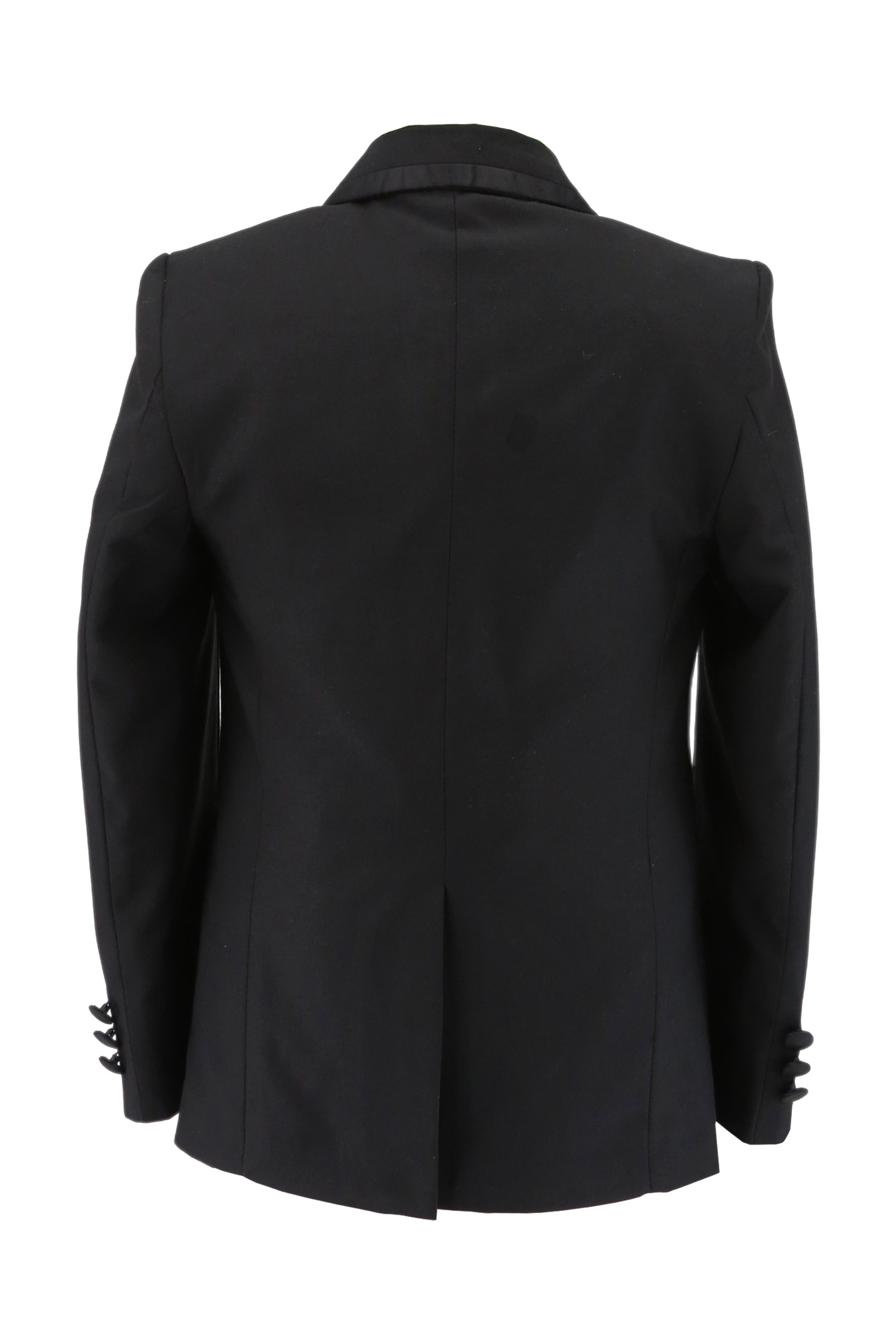 Boys Slim Fit  Piping Tuxedo Dinner Suit Set - Black