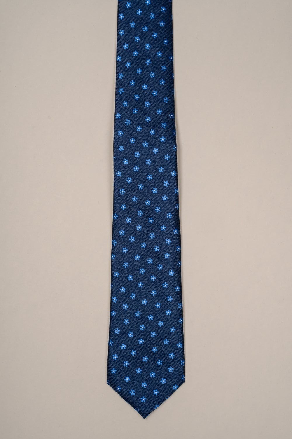 Herren Hochzeits- und Business-Floralmuster-Krawatte, formelle karierte Halsbekleidung