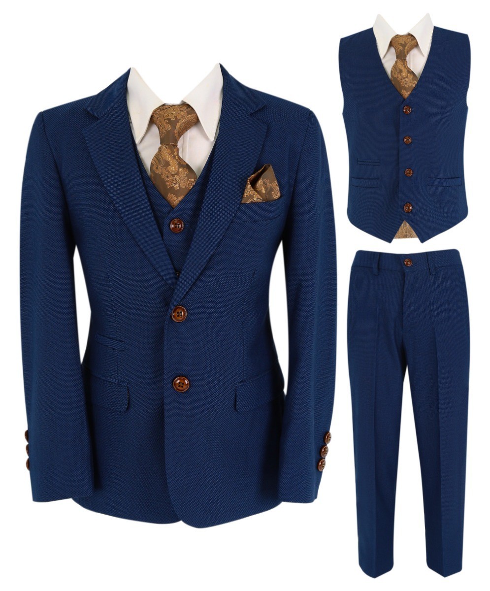 Jungen Maßgeschneiderter Blauer Anzug - MAYFAIR