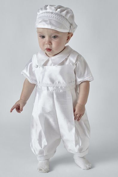 Babyjungen Weißes Taufanzug-Set - BEN
