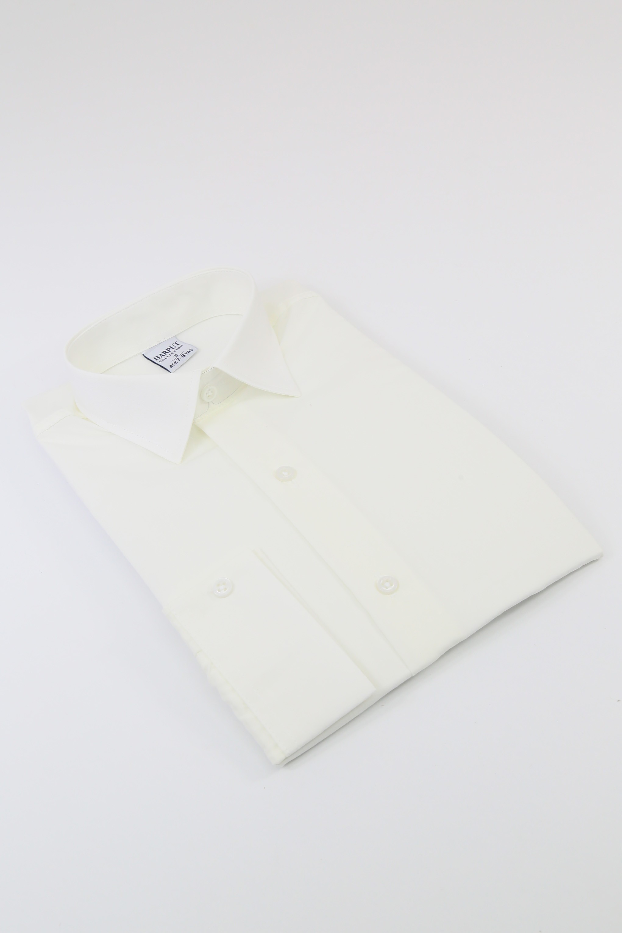 Boys Classic Collar Dress Shirt - Harput - Creme - Elfenbein