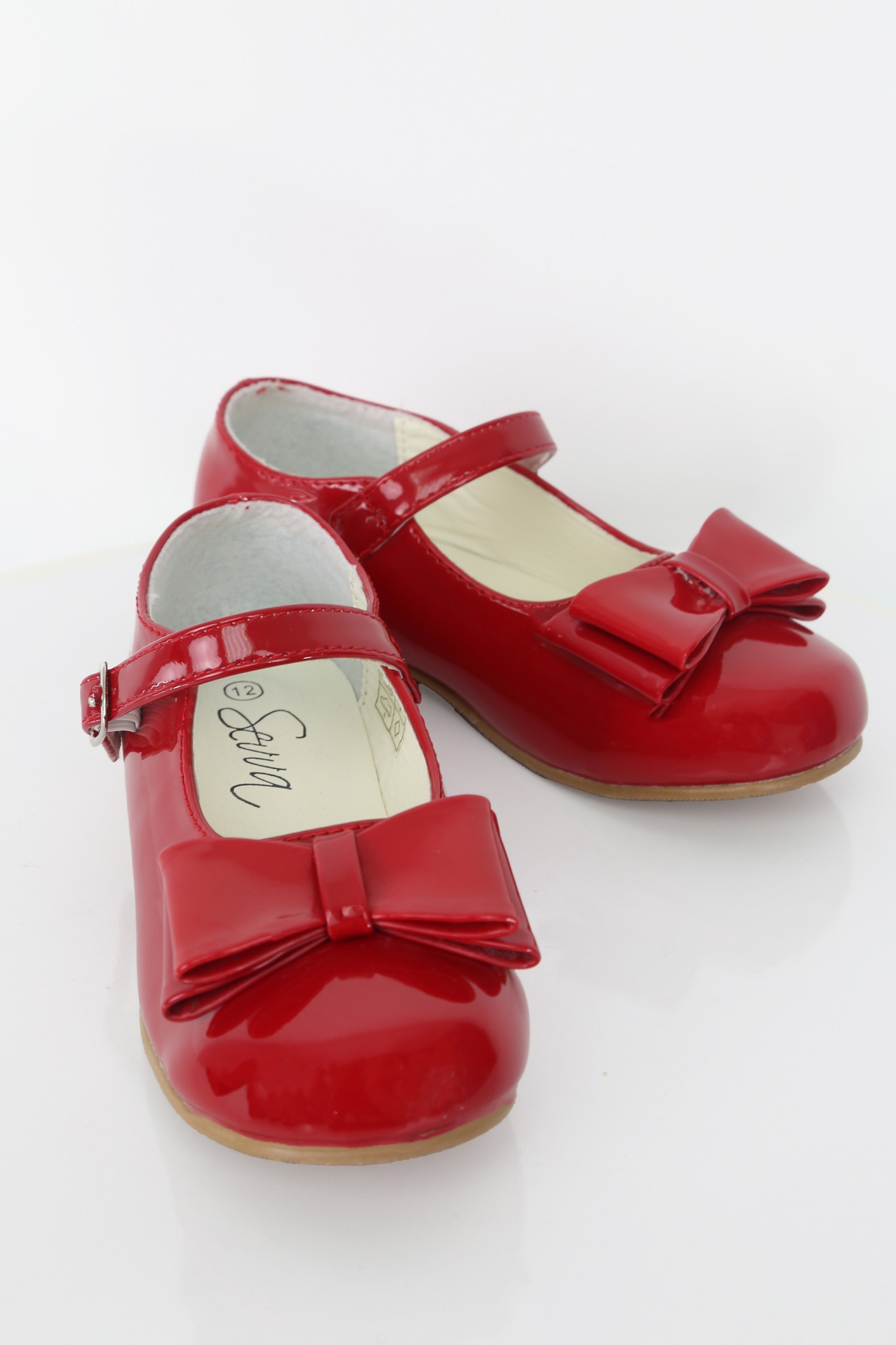 Girls Patent Mary Jane Shoes with Bow – LIYA