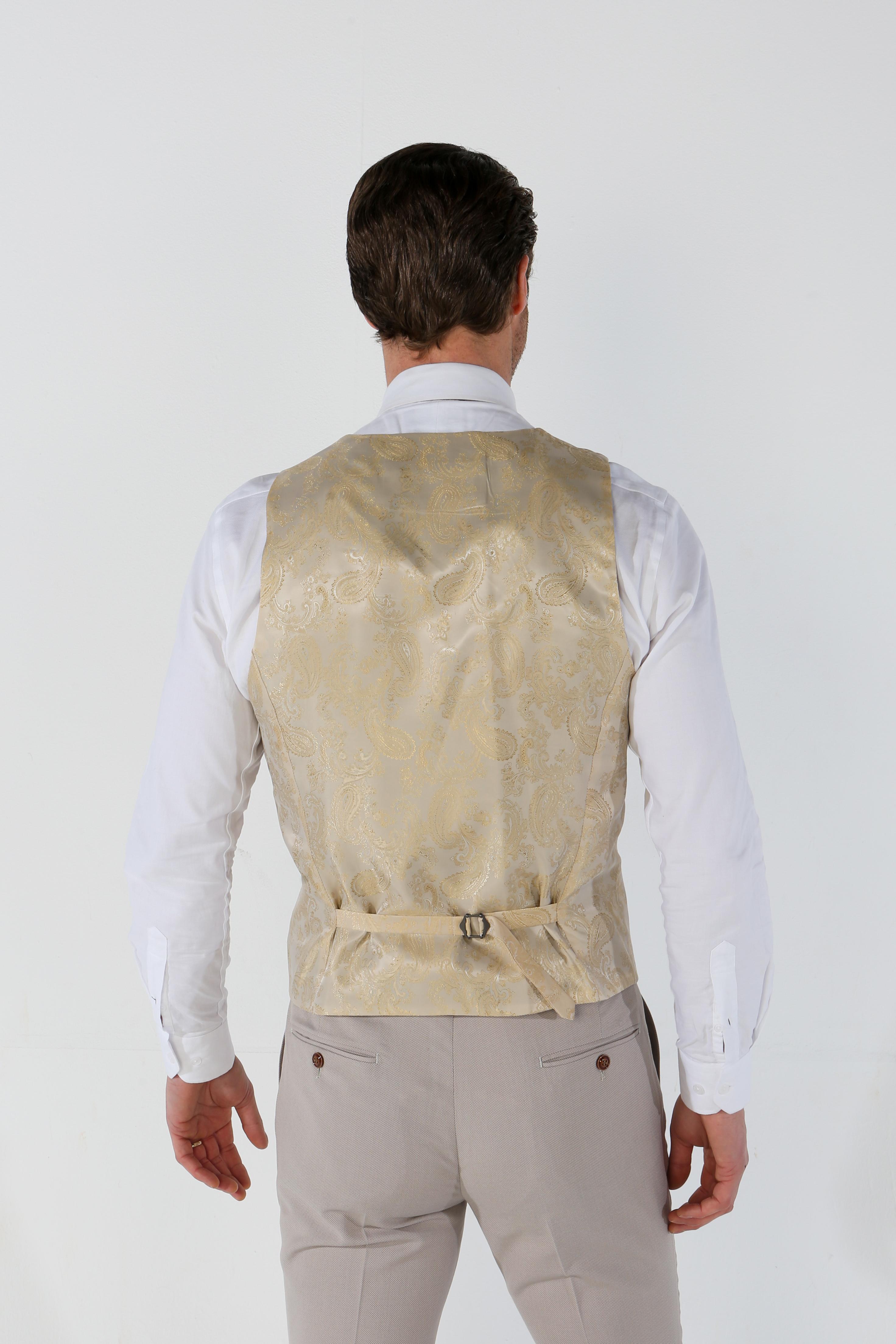 Men's Tailored Fit Single breasted Vest - MAYFAIR