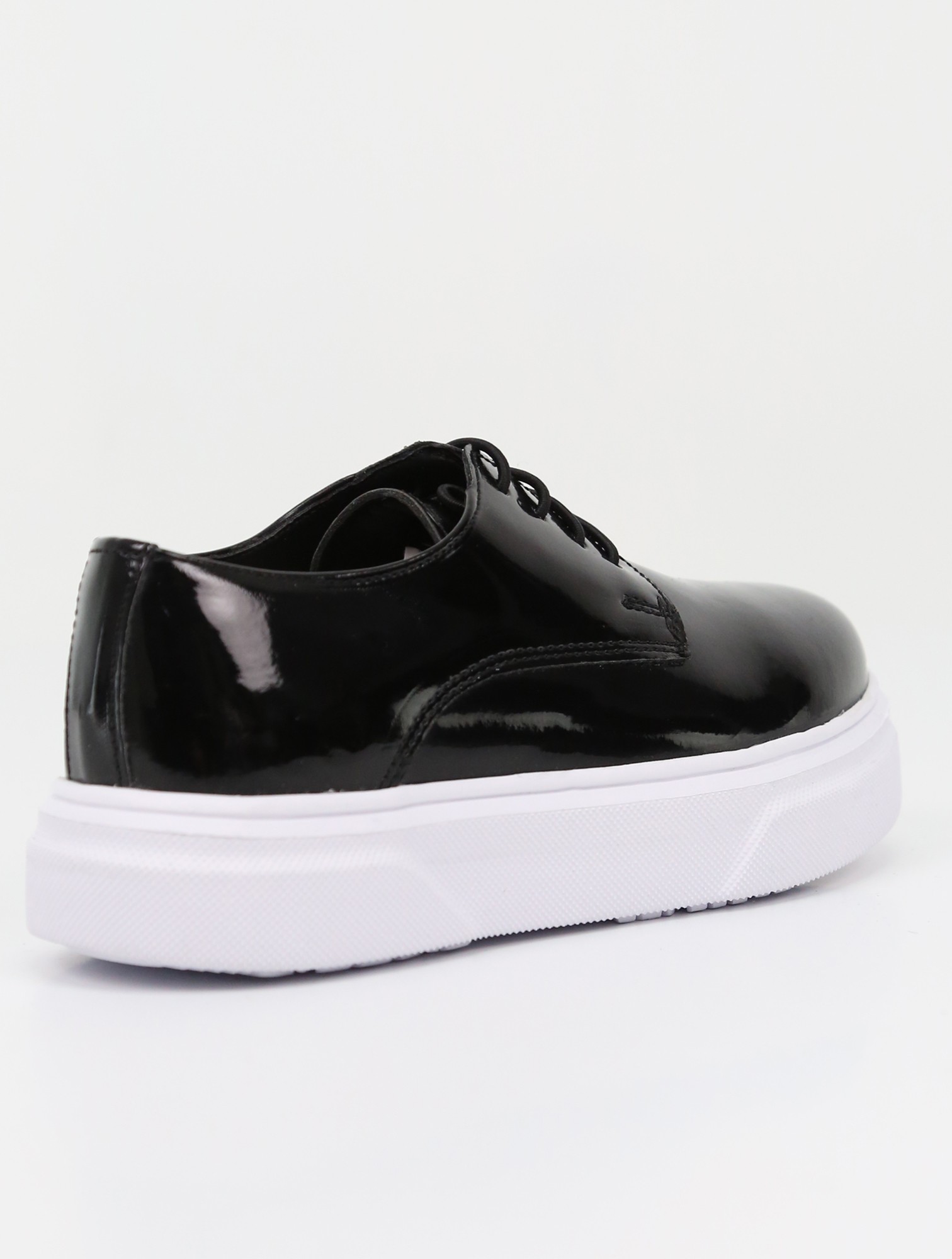 SIRRI Schwarze Slip-On Lackschuhe für Jungen, Sneaker im Gibson-Design für formelle und Freizeitkleidung