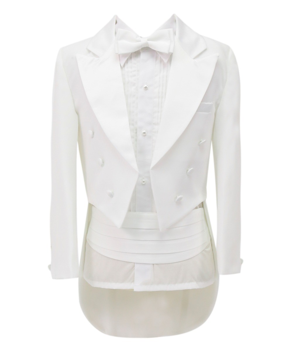 Costume Queue-de-pie Tuxedo pour Garçons - Blanc