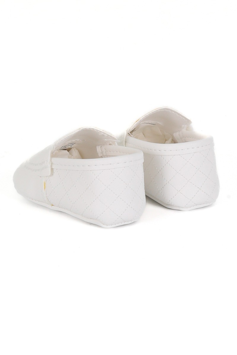 Baby Jungen Slip-on Pre-Walker Mokassin - Weiß