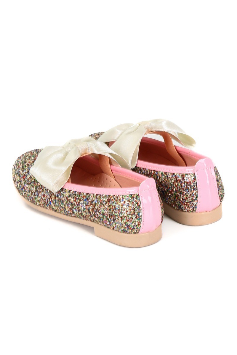 Mädchen Ballerina Flachpumps mit Pailletten - LOLA