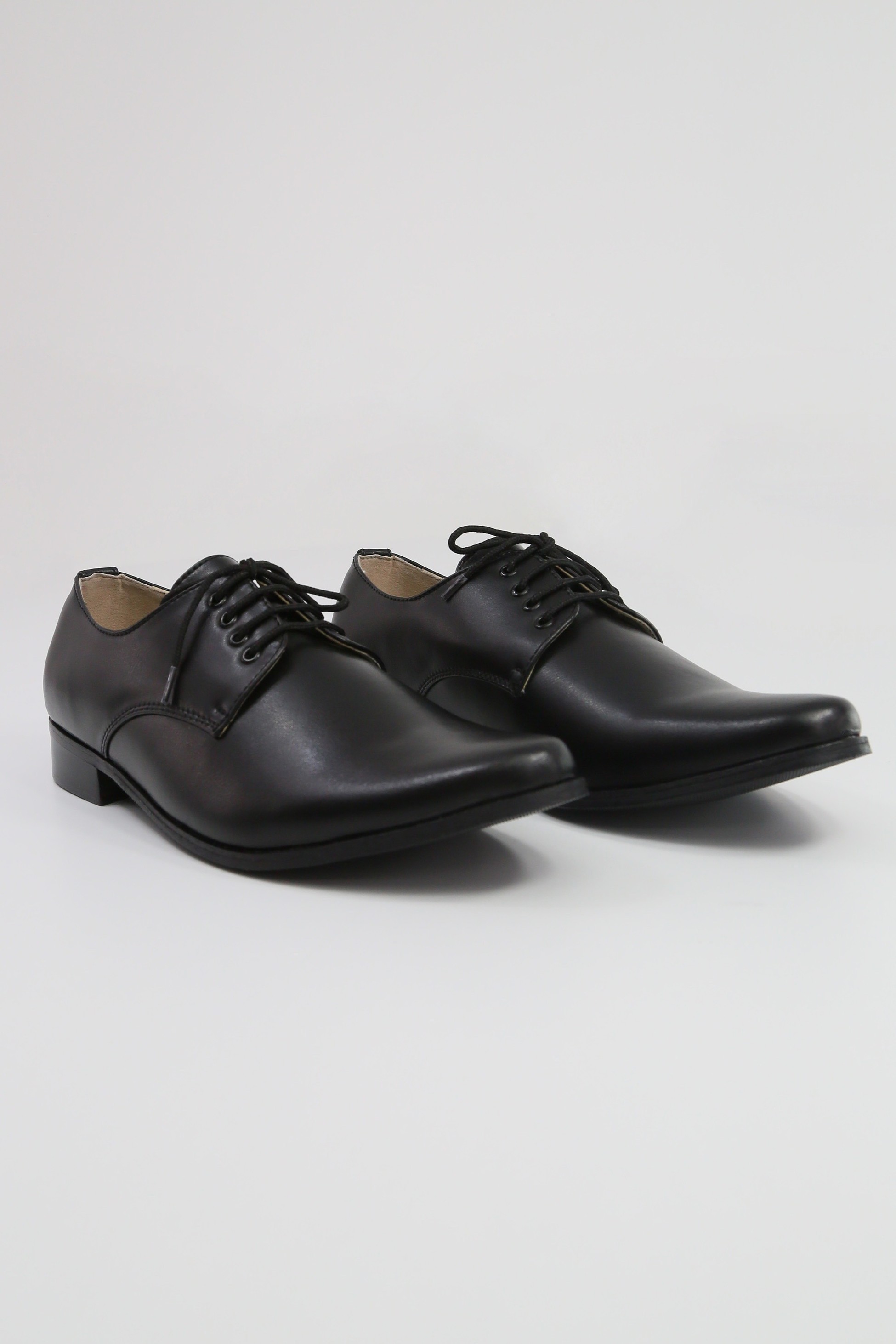 Chaussures Derby en Cuir Mat pour Garçons - GEORGE