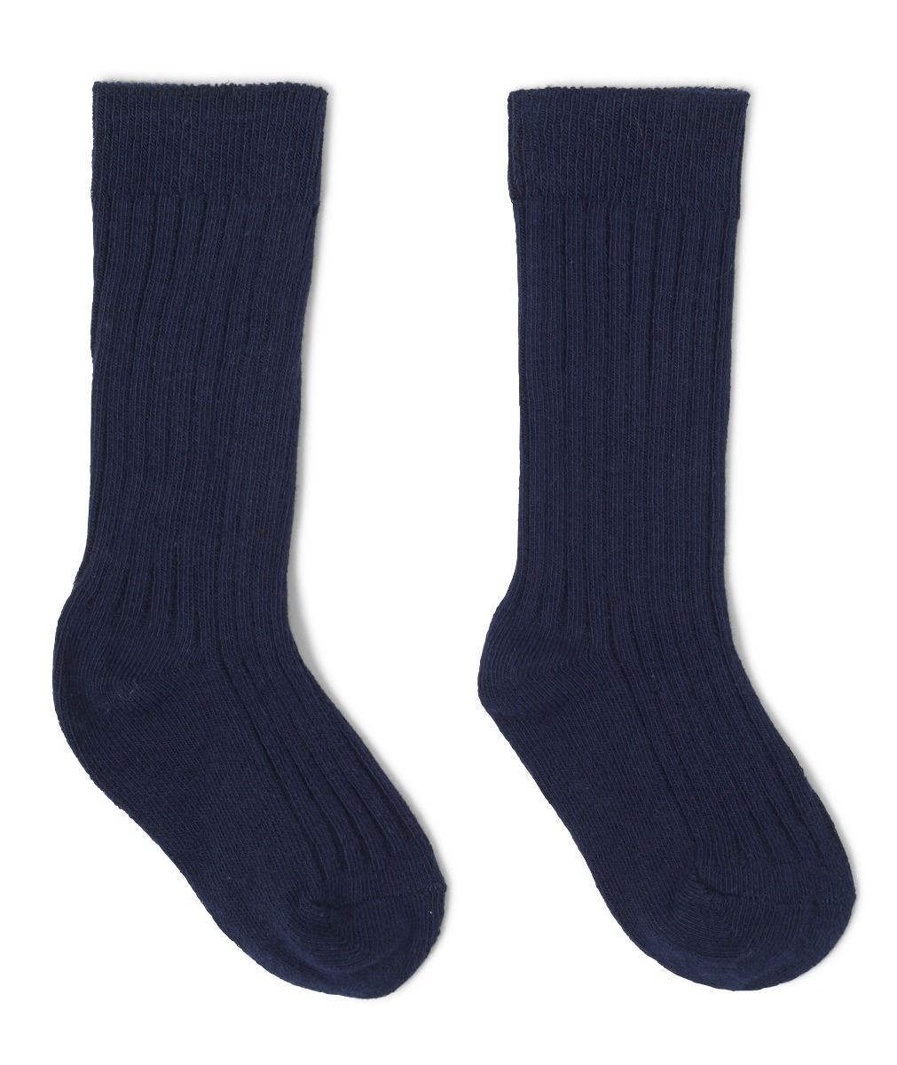 Jungen Alltags-Rippsocken - ETHAN - Navy blau