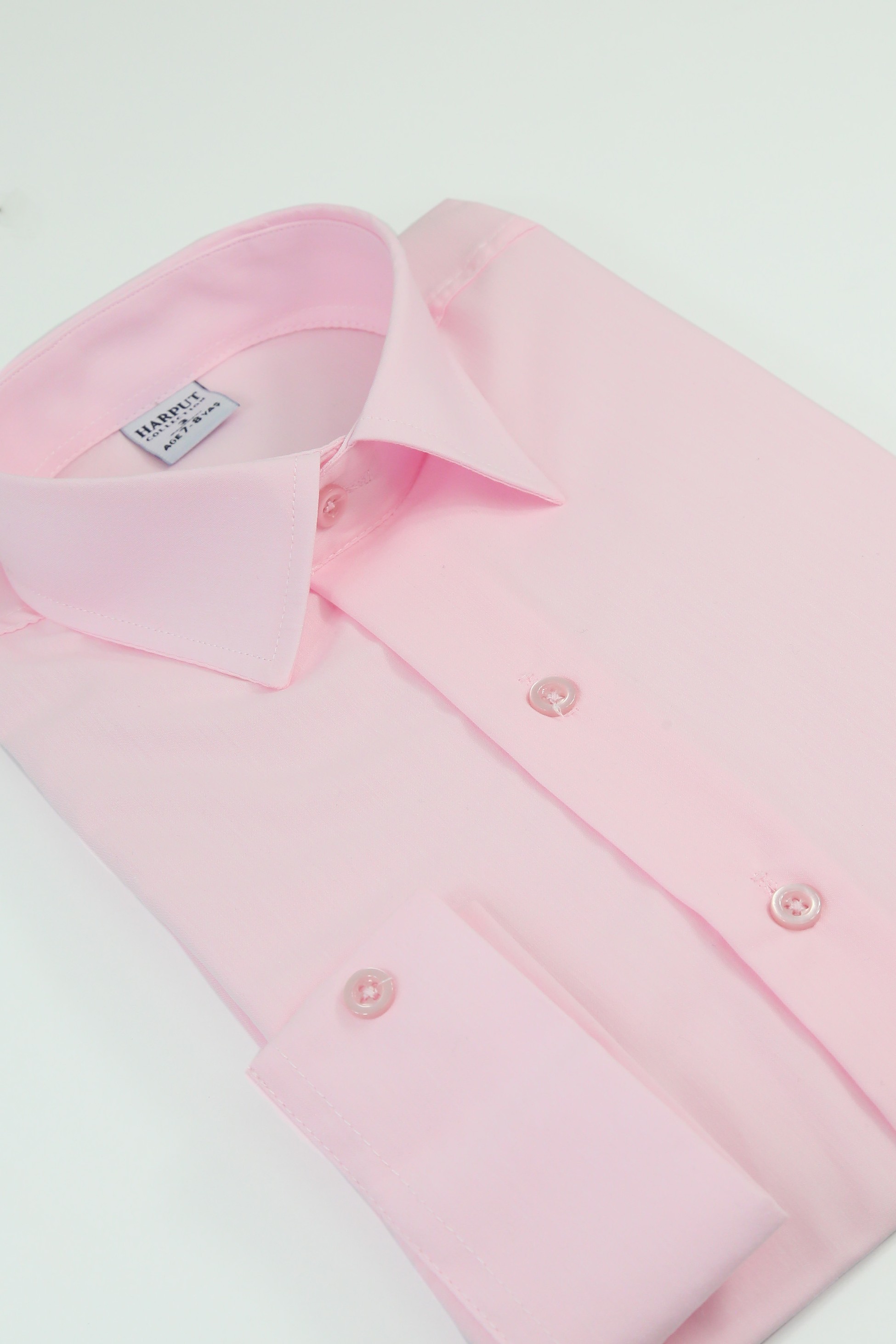 Boys Classic Collar Dress Shirt - Harput - Rosa