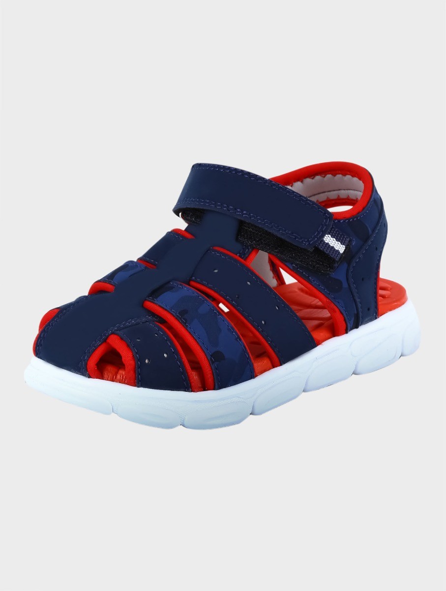 Baby Jungen Sandalen mit Klettverschluss - Navy blau