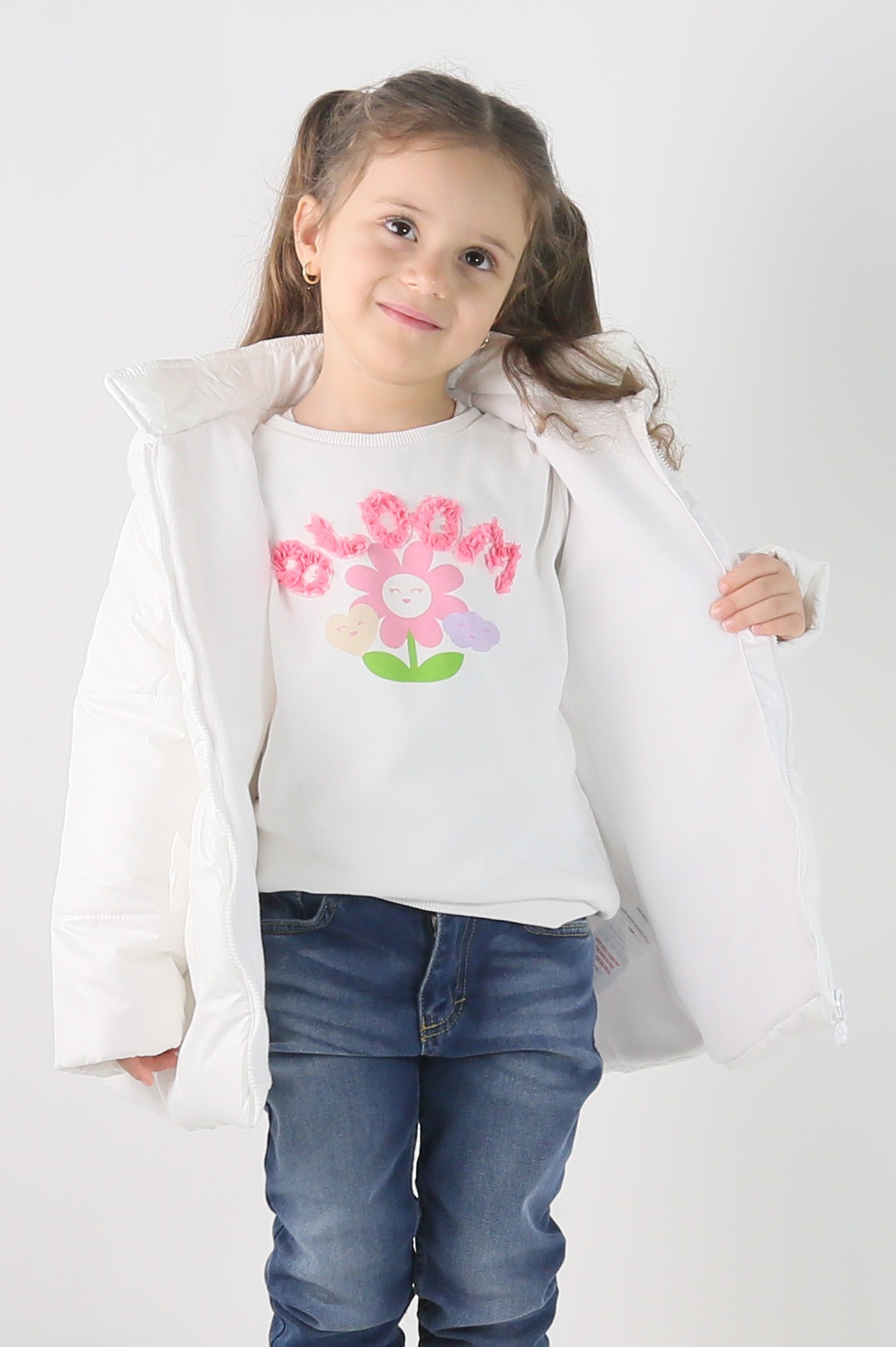 Manteau Matelassé à Capuche pour Bébé & Filles - SASHA