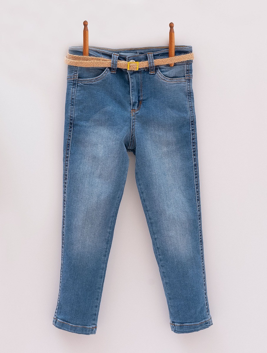 Mädchen Paisley-Druck Freizeit-Set - MIALIA - Mehrfarbige Top & Jeans