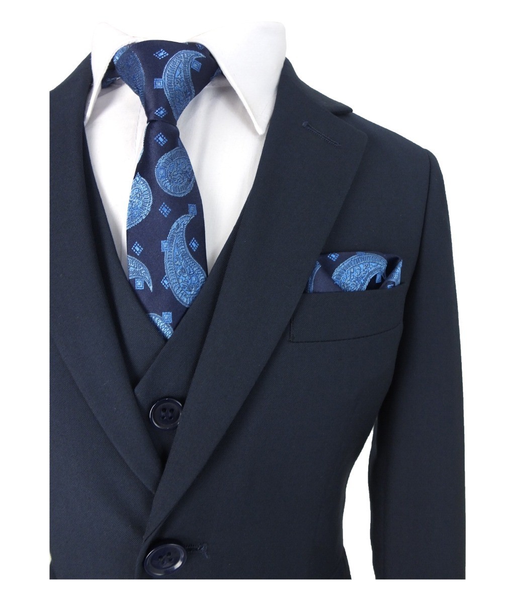 Boys French Navy Blue Suit