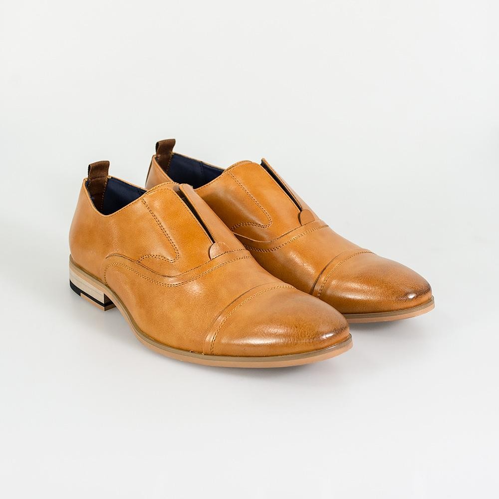 Men's Slip On Loafer Leather Shoes - CARLOTTA