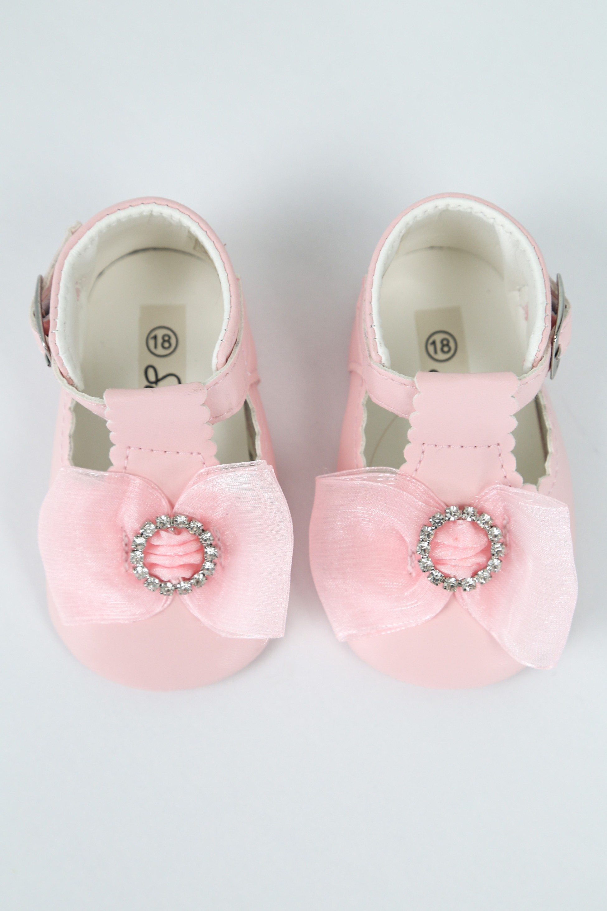 Baby Girls Rhinestones Christening Shoes - MILLIE