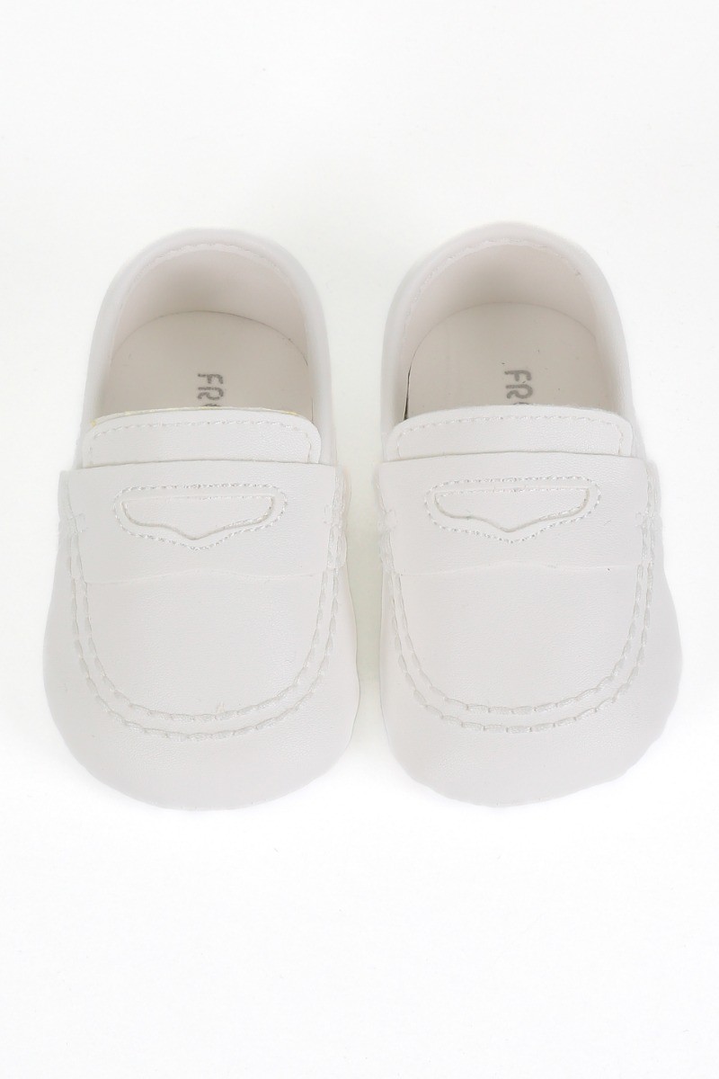 Baby Jungen Slip-on Pre-Walker Mokassin - Weiß