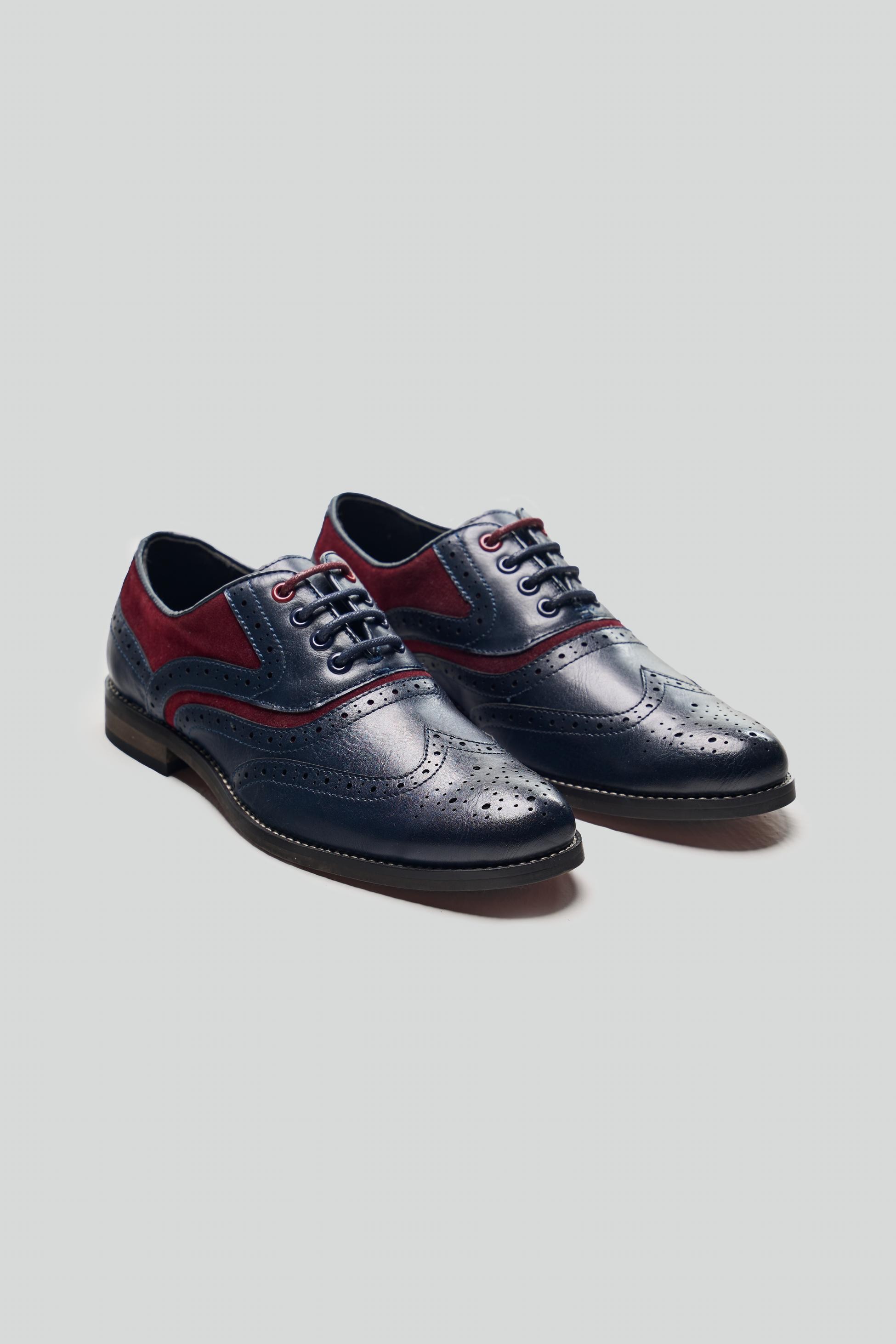 Boys Lace Up Oxford Brogue shoes - RUSSEL