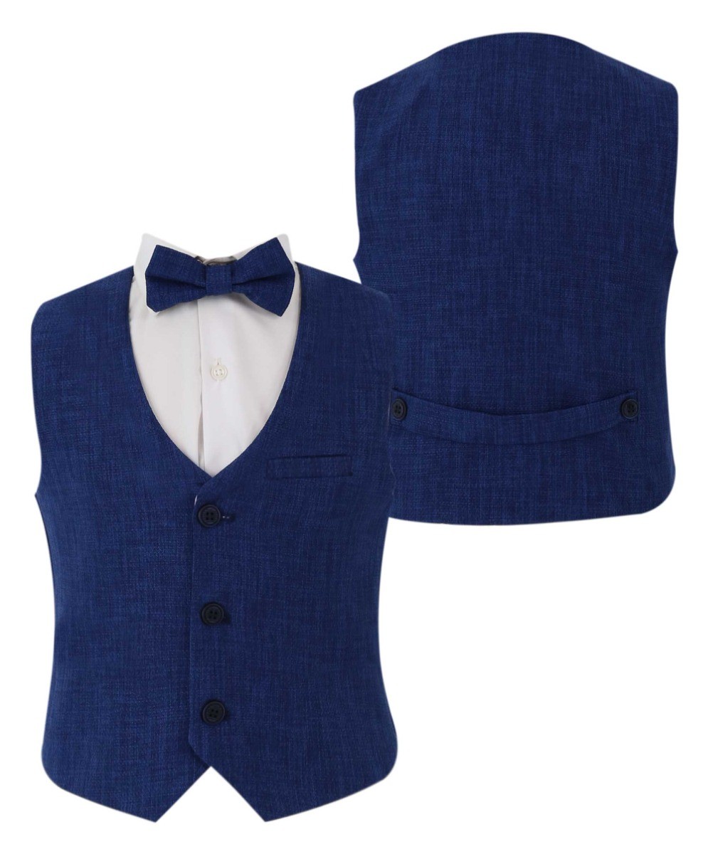 Boys Single-Breasted Vest Set - POLPERRO