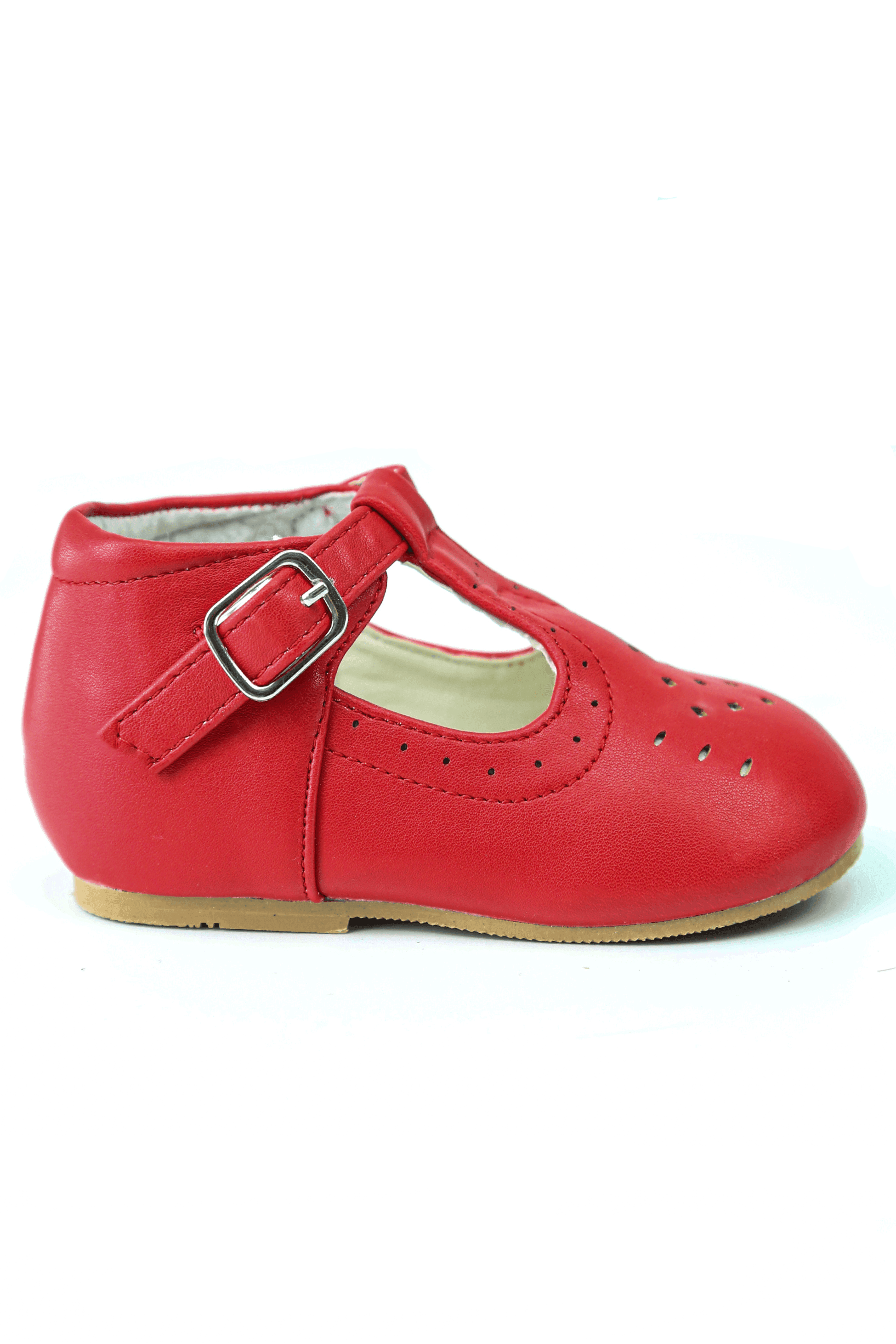 Kinder Unisex Mary Jane Schuhe mit Schnalle - AARON - Rot