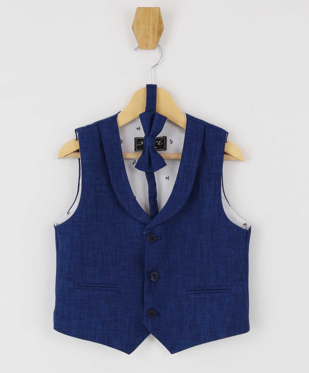 Boys Single-Breasted Vest Set - POLPERRO