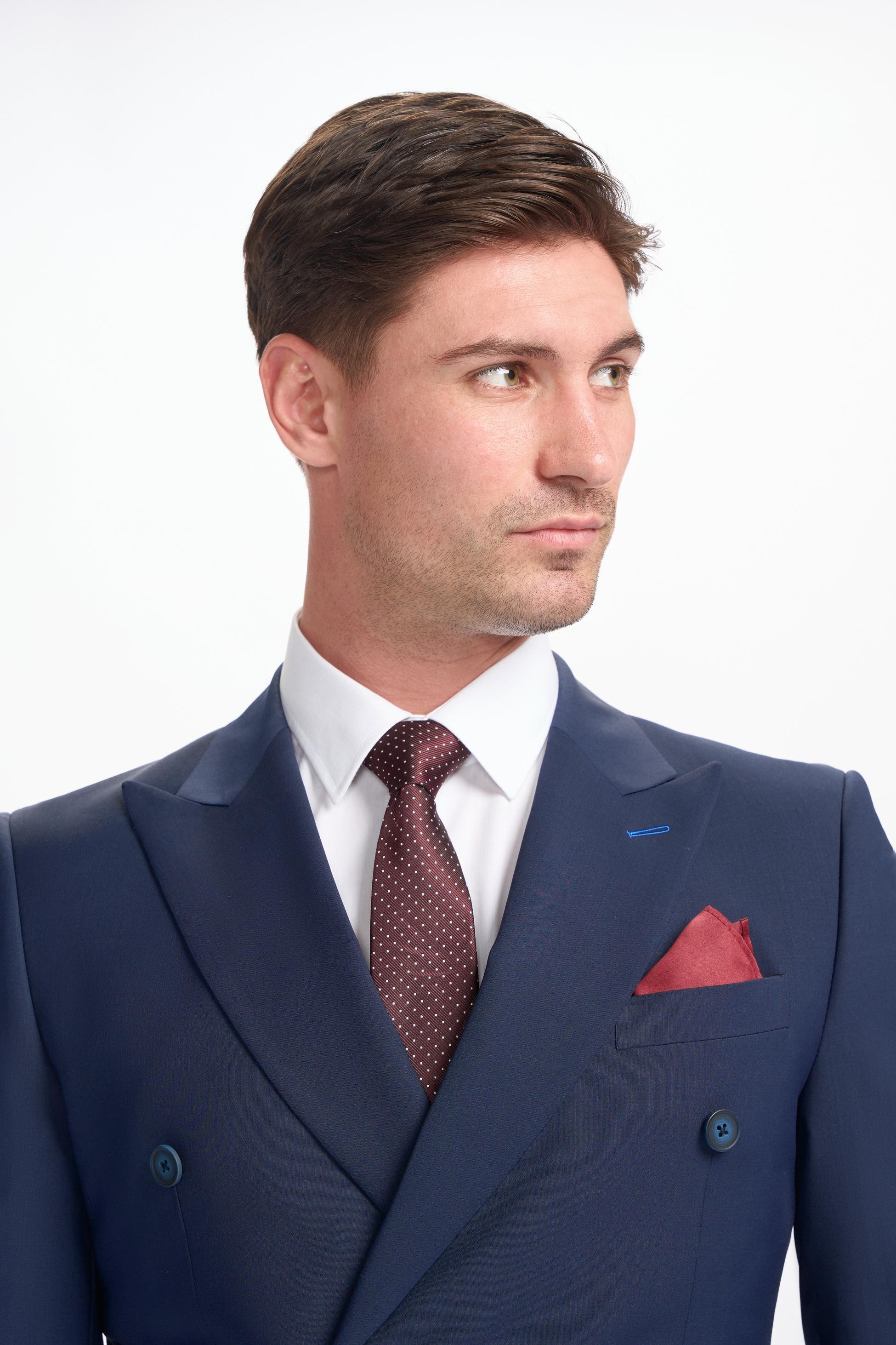 Veste de Costume à Double Boutonnage en Mélange de Laine pour Homme – BOND D/B