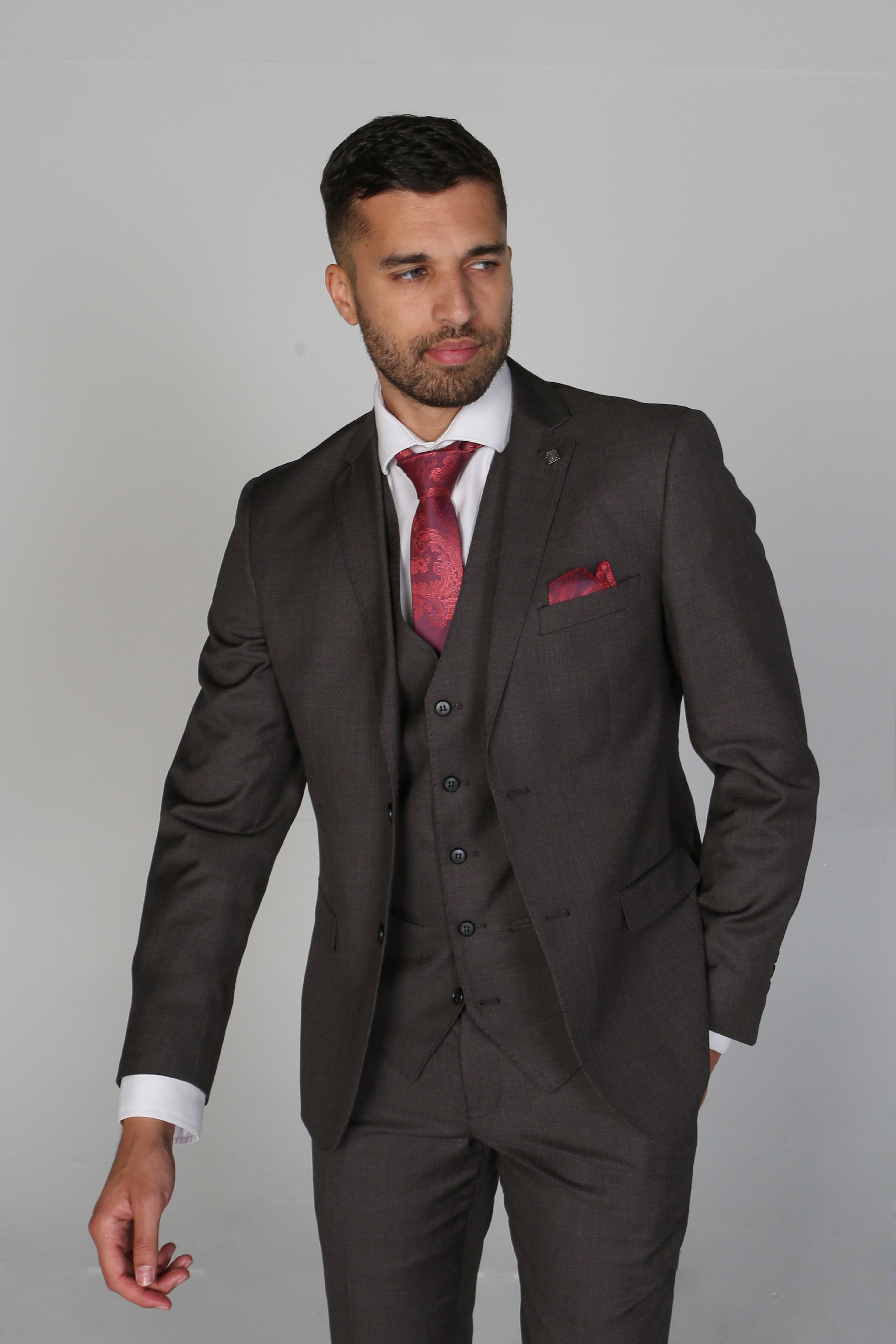 Men's Tailored Fit Formal Suit  - CHARLES
