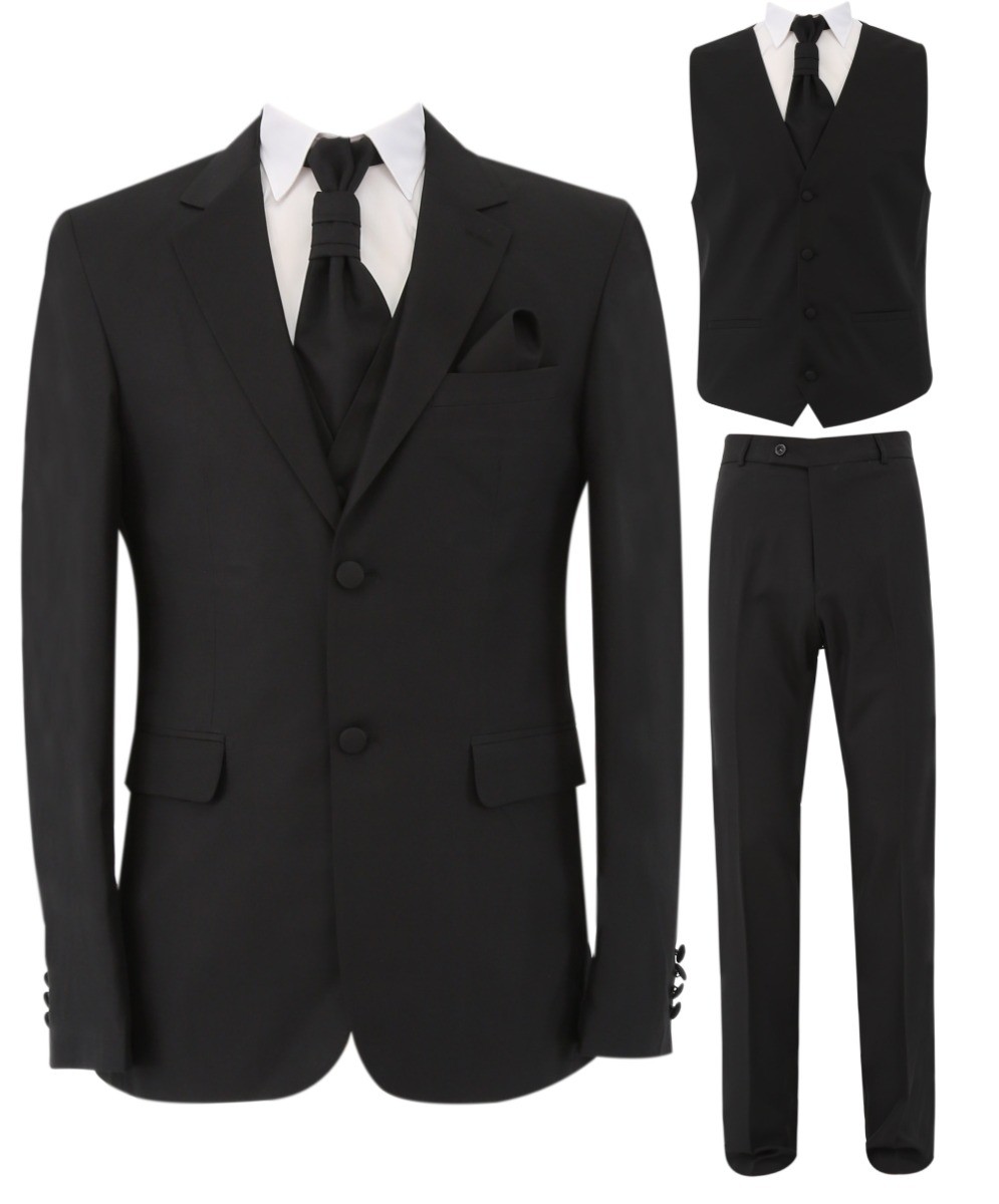 Suit Mens Two Button Notch Slim Fit 2 Piece Suit All Colors