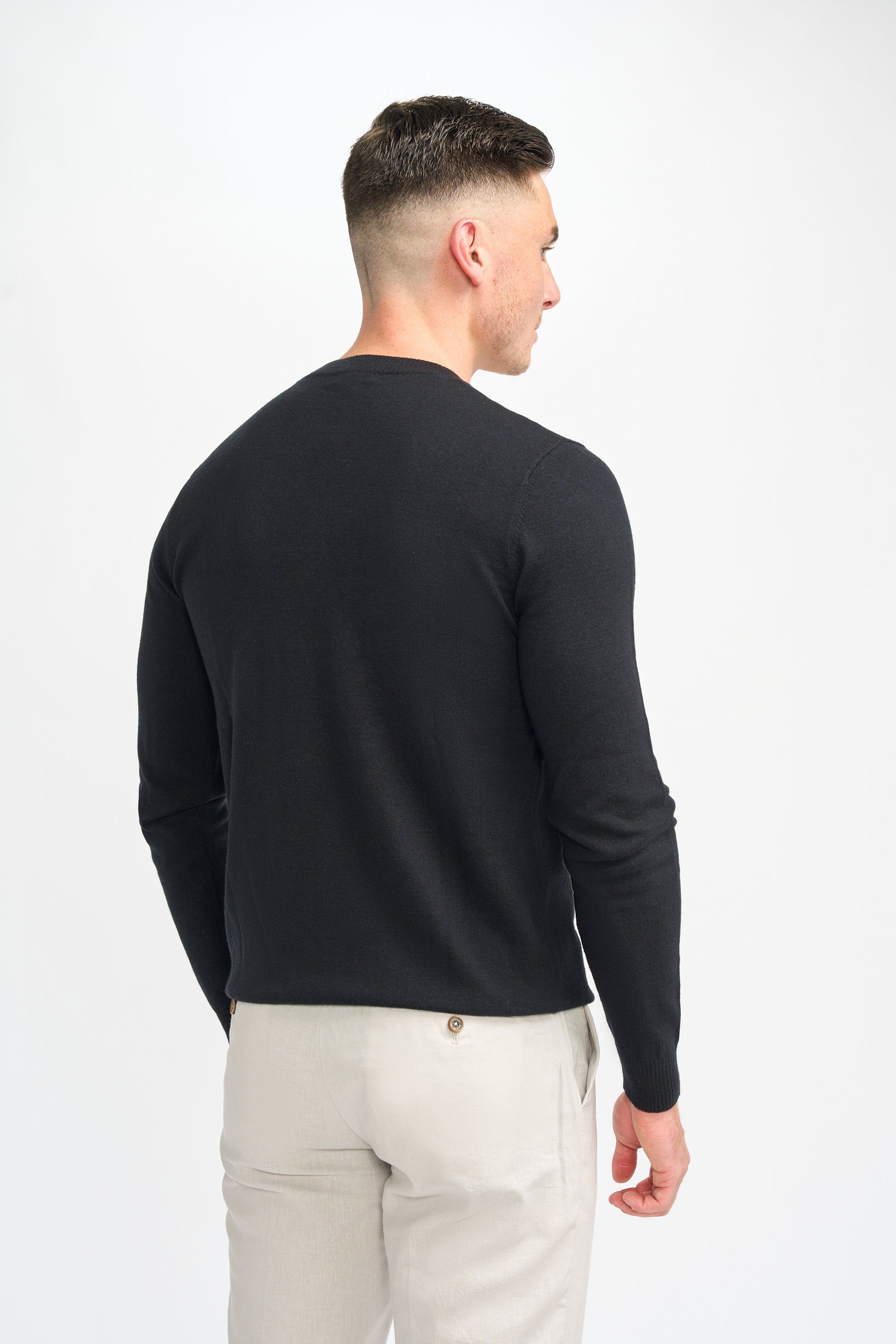 Men’s Wool Blend Knit Pullover Jumper - Connall