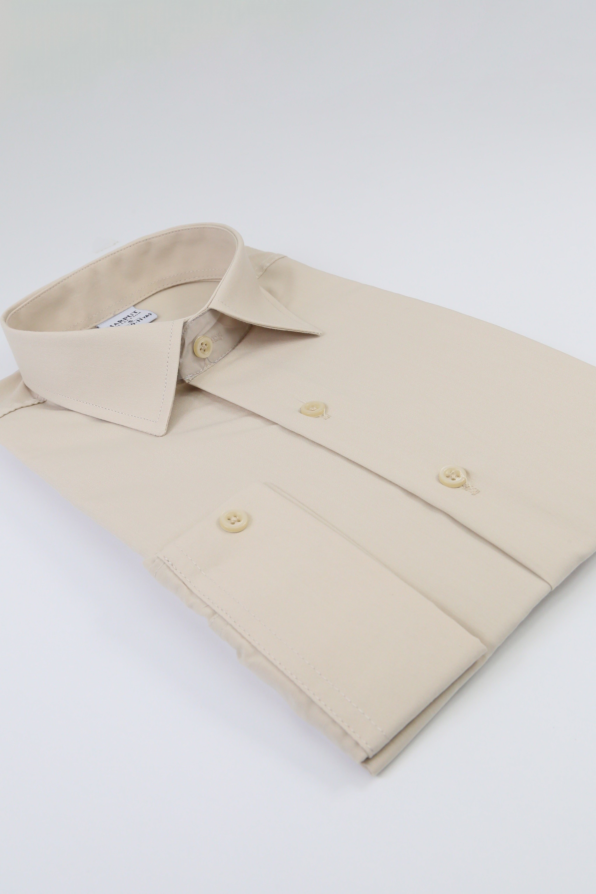 Boys Classic Collar Dress Shirt - Harput - Beige